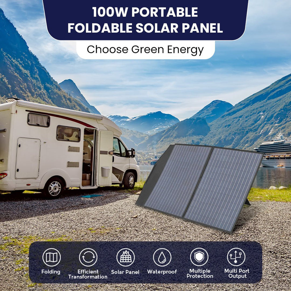 TRIDENT CELL - 100W Foldable Solar Panel - Lessar Energy